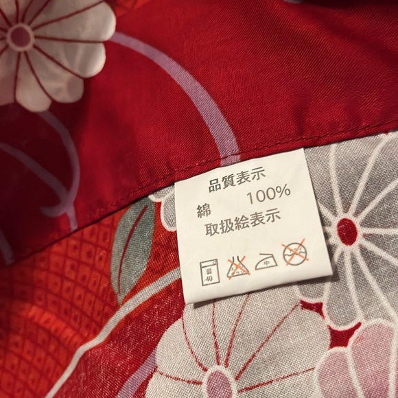 Japanese Kimona, believed to be authentic, including sash/belt - Picture 4 of 8